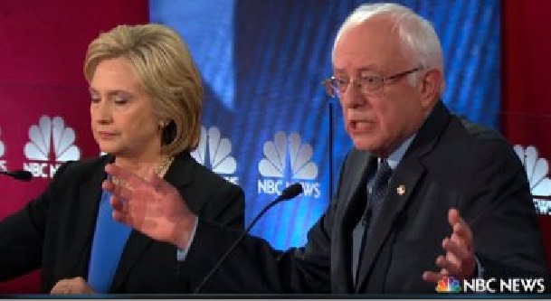 Bernie Sanders blasts Hillary Clinton during the Jan. 17 debate for using a 