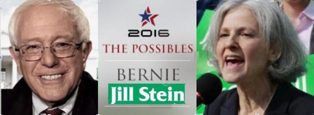 A Sanders/Stein Green Party presidential ticket could win, and could institutionalize Bernie's 'political revollution'