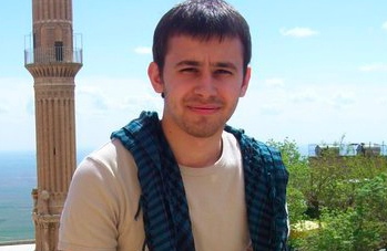 Furkan Dogan in Turkey before he was killed on a peace voyage to Gaza by Israeli Defense Force boarders
