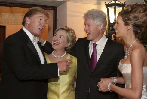 Hillary and Donald, no degree of separation? Deciding who is the worse candidate is a tough call.