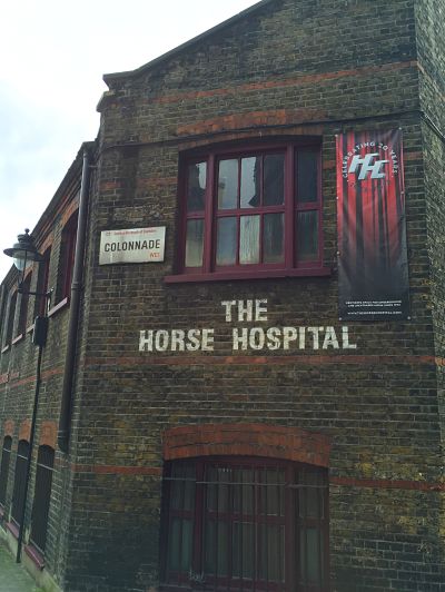 The Horse Hospital, built in 1797 for horse care, is now an arts venue in London, capital of Britain. LBW Photo