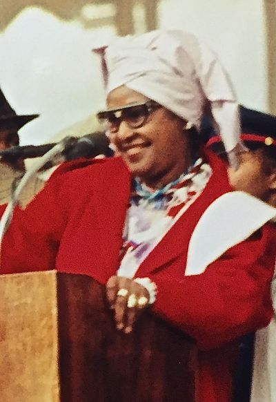 Winnie Mandela at 1997 Million Woman March in Philadelphia, Pa. LBWPhoto