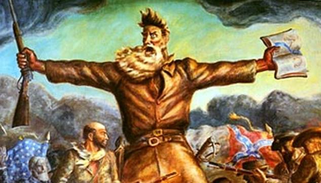 Kansas politics has a long history of both radicalism and lunacy. Both are coming to the fore these days (John Brown mural from