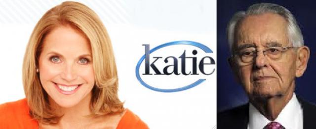 Journalist Katie Couric and Wall Street financier Peter Peterson, two enemies of Social Security