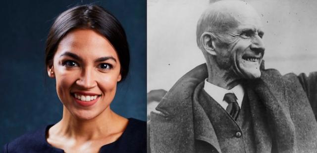   Anastasia Osario-Cortez (2018) and Eugene Debs (1932)