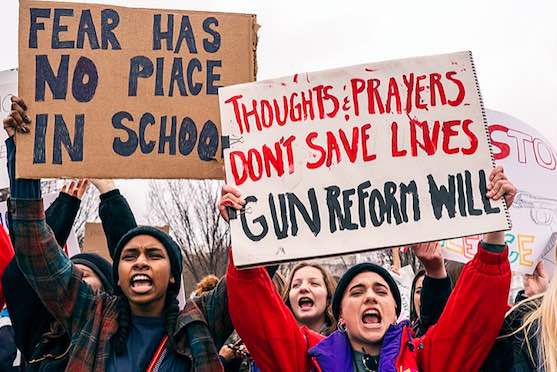 Students from the Marjory Stoneman Douglass High School may have sparked a national student protest movement