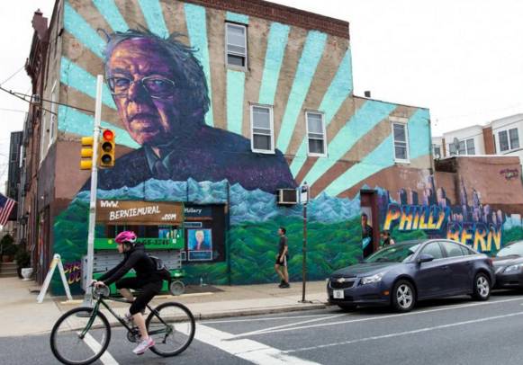 Tens or hundreds of thousands of Sanders backers plan to descent on Philadelphia in July to push Sanders not to endorse Hillary Clinton and to run as an independent or Green candidate for president in the general election