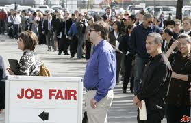 There may be job fairs, but there are no jobs. Is that fair?